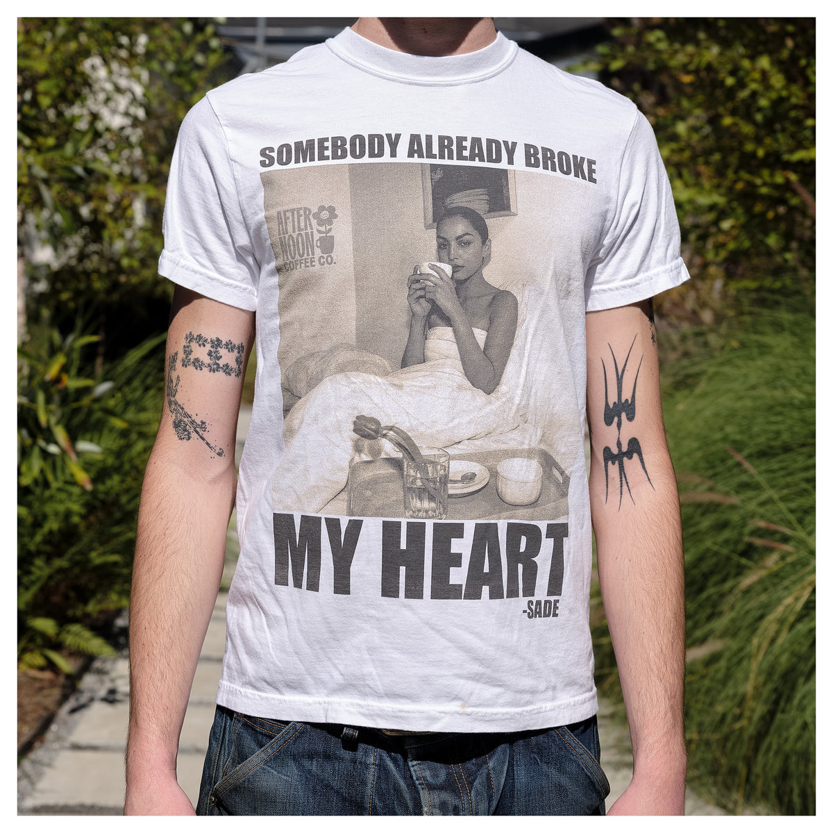 SADE TEE – afternoon roasting
