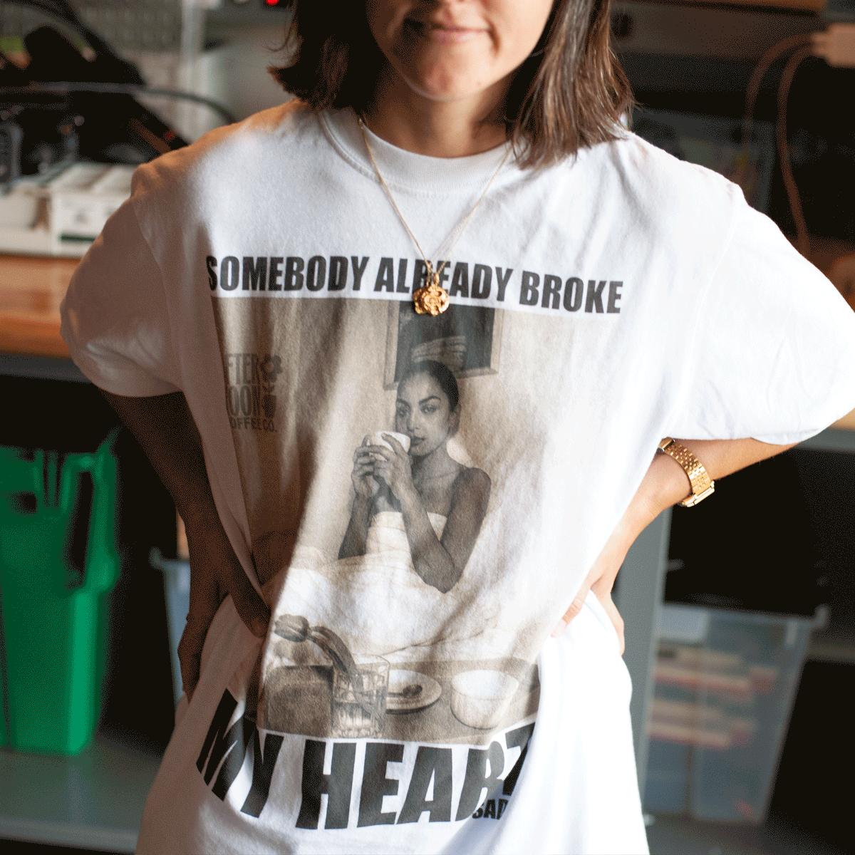 SADE TEE – afternoon roasting